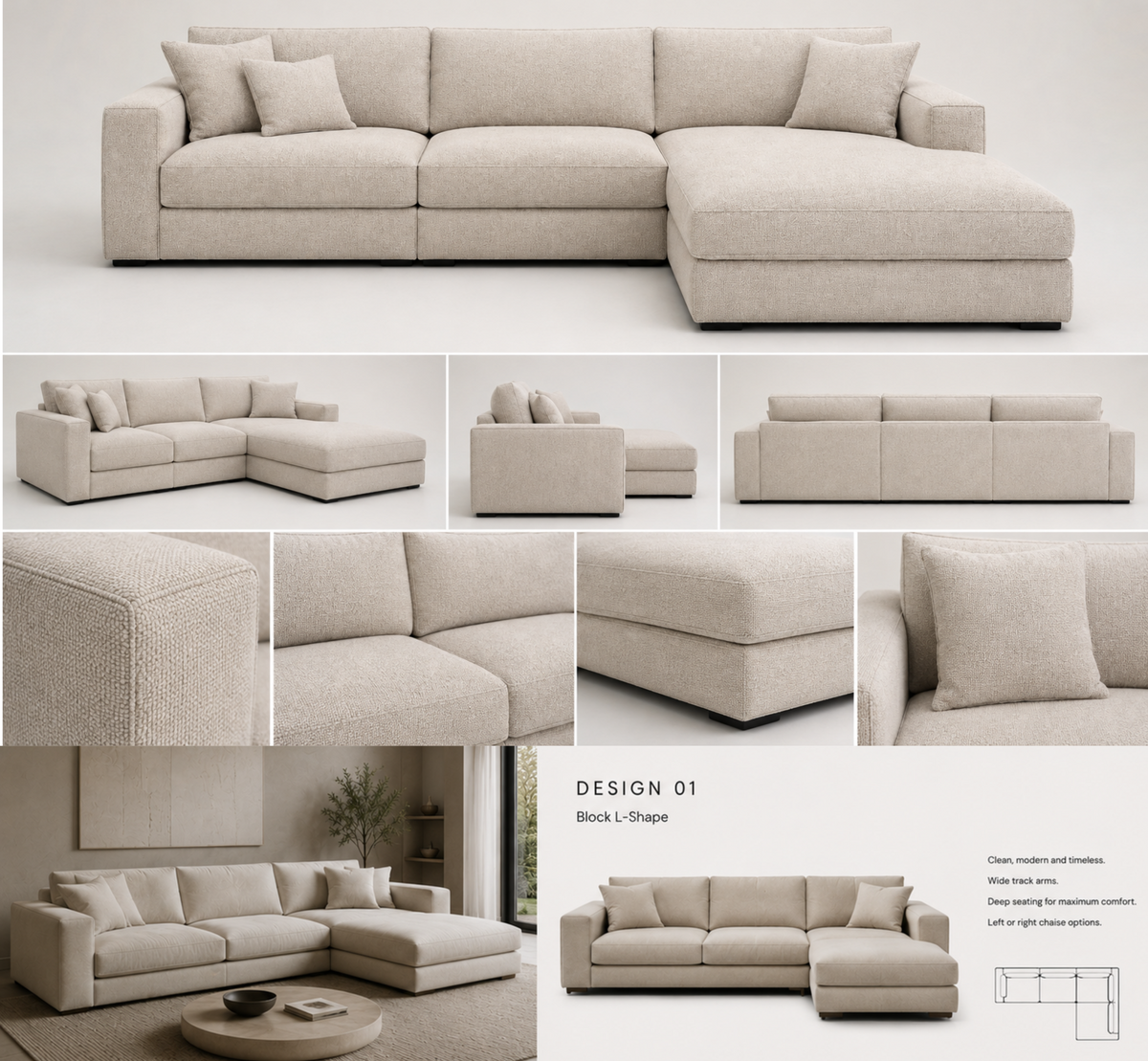 BLOCK L-Shape Sofa